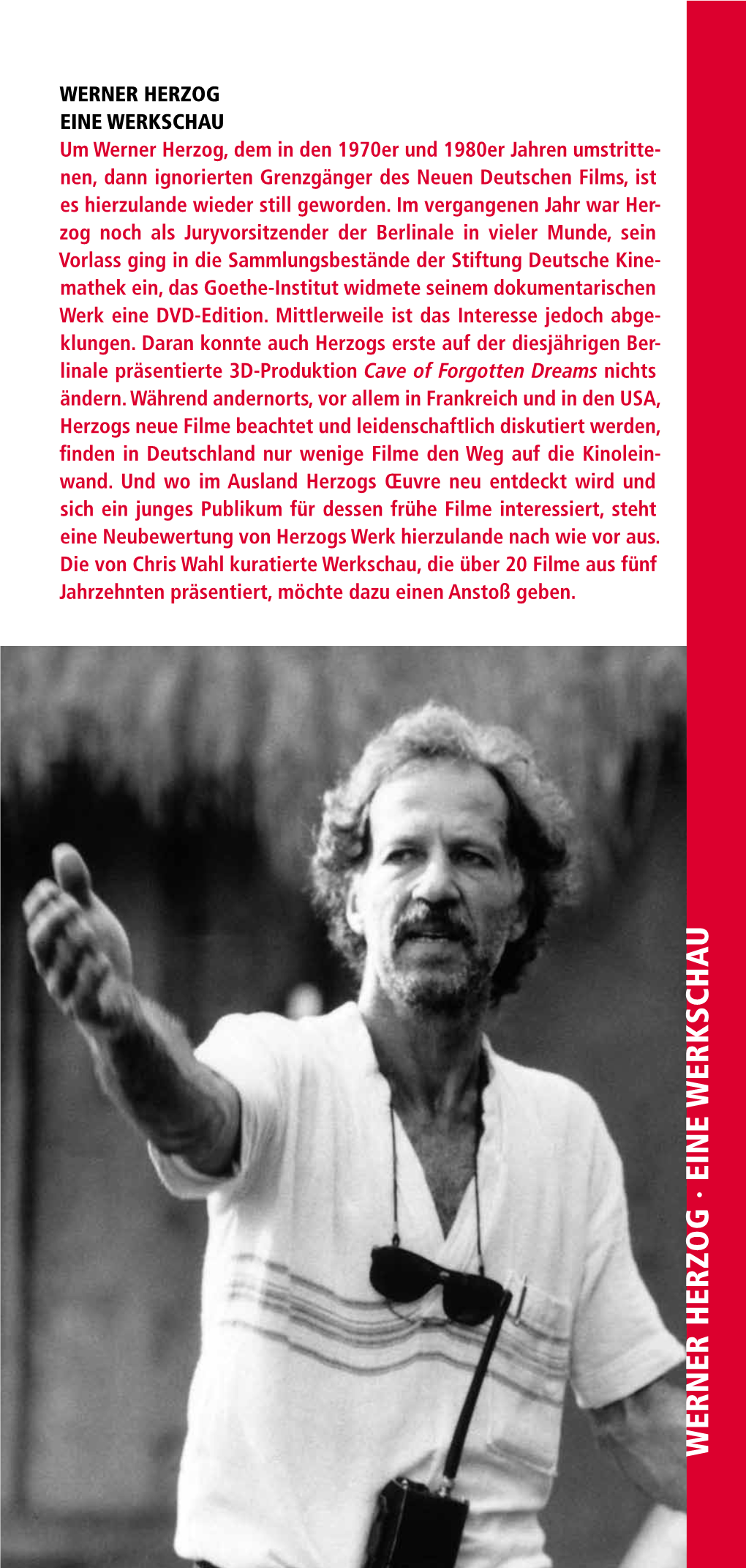 Werner Herzog · Eine Werkscha U