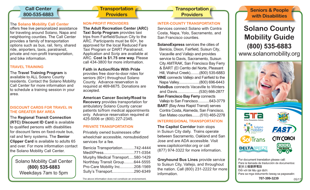 Solano County Mobility Guide