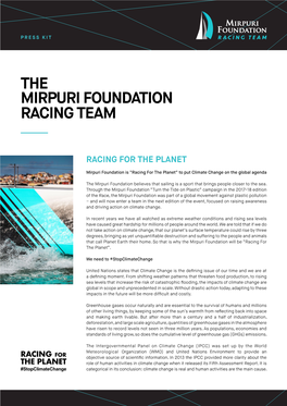 The Mirpuri Foundation Racing Team