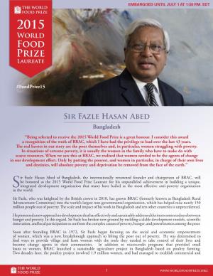 Sir Fazle Hasan Abed Bangladesh