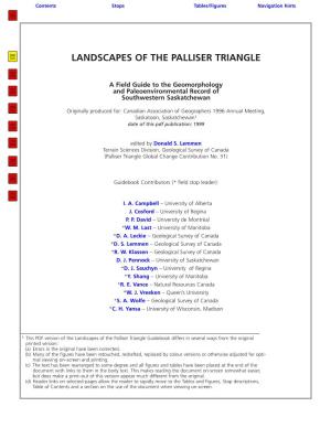 Landscapes of the Palliser Triangle