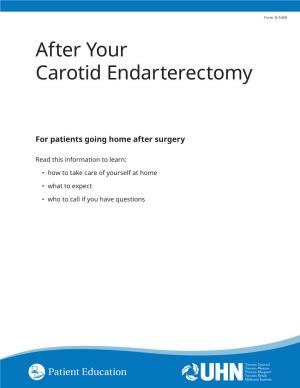 After Your Carotid Endarterectomy