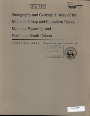 Montana Group and Equivalent Rocks, Montana, Wyoming, and North and South Dakota