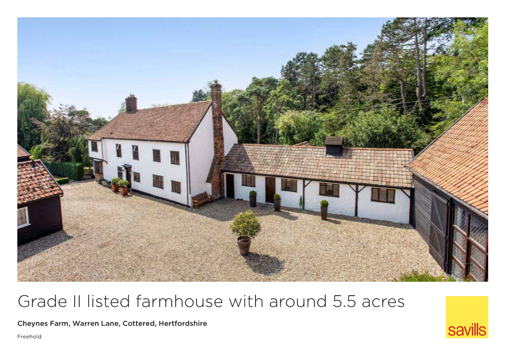 Grade II Listed Farmhouse with Around 5.5 Acres