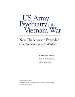 US Army Psychiatry Vietnam