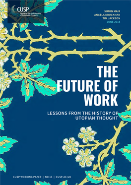 The Future of Work LessonsFromTheHistoryOf UtopianThought