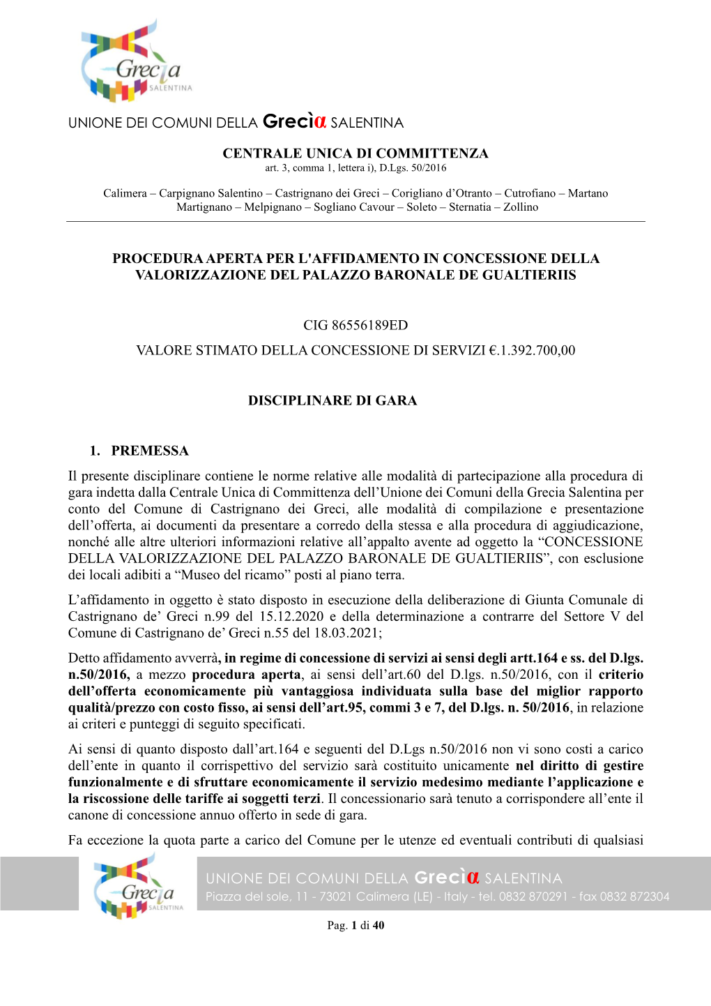 2 Disciplinare Castrignano.Pdf