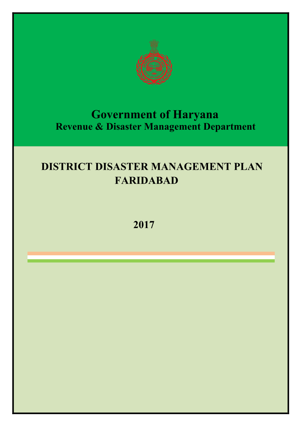 Government of Haryana Revenue & Disaster Management Department