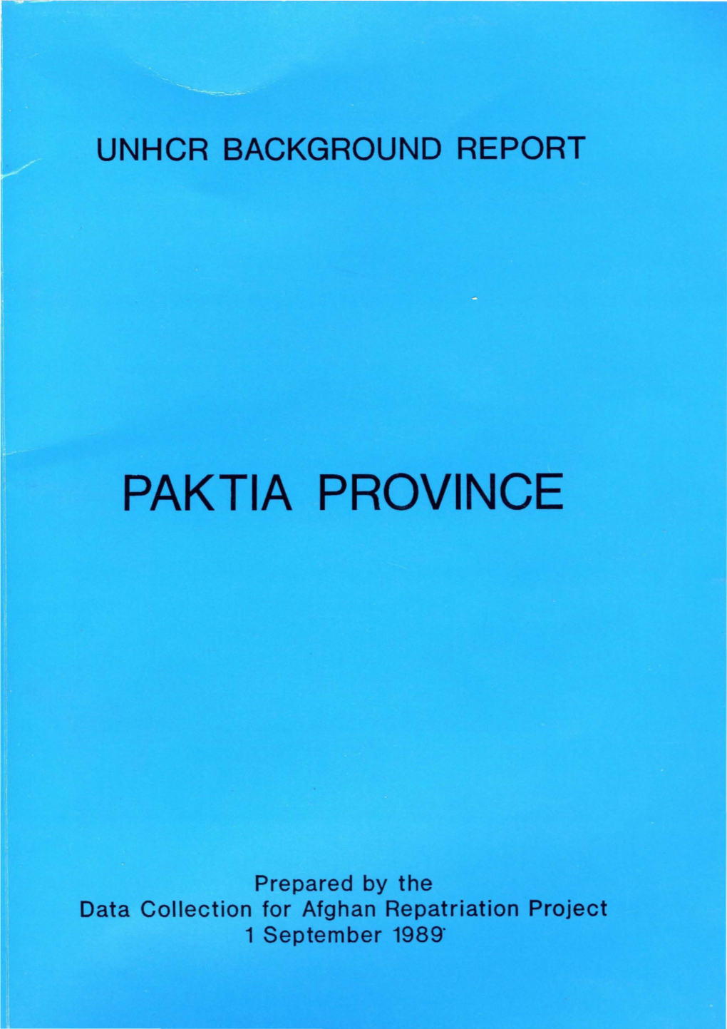 Paktia Province