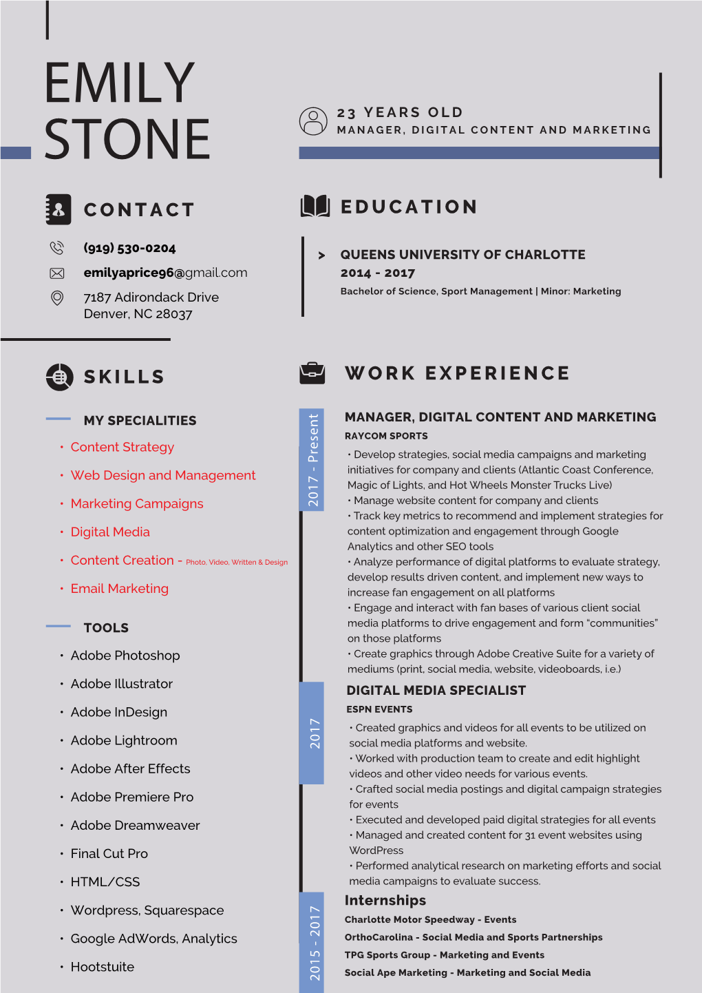 2020 Creative Resume