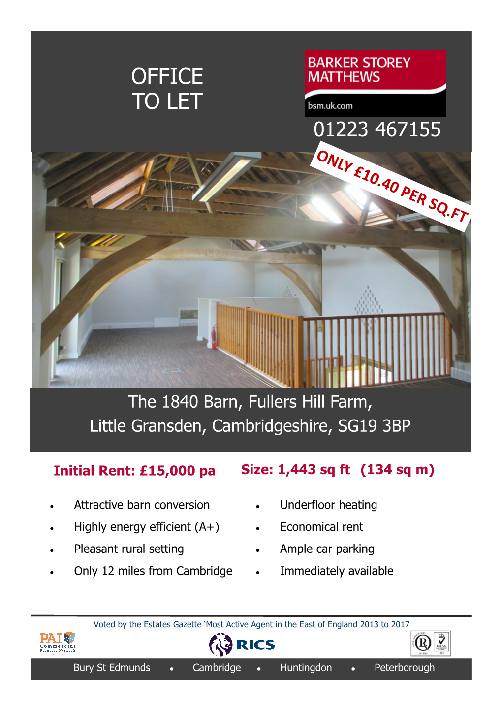 The 1840 Barn, Little Gransden