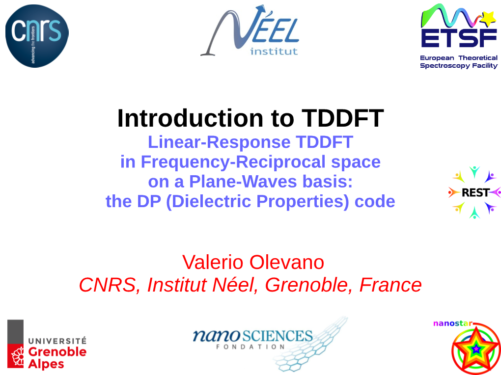 DFT TDDFT ● Many-Body Green Function: Adjustable GW Parameters BSE Approximations (U, J, ...) (LDA, ...) 8 Why Do We Need Ab Initio Theories?