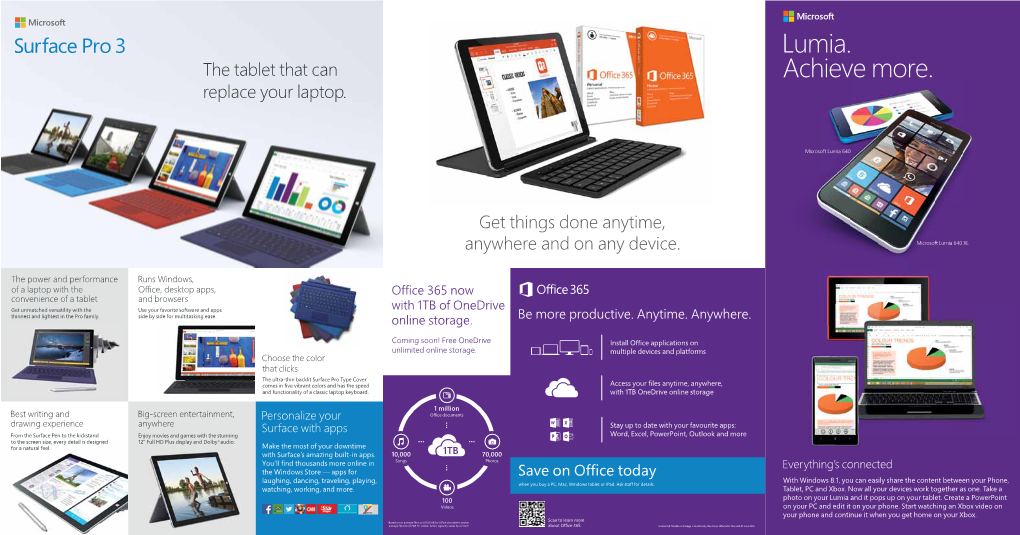 Lumia. Achieve More