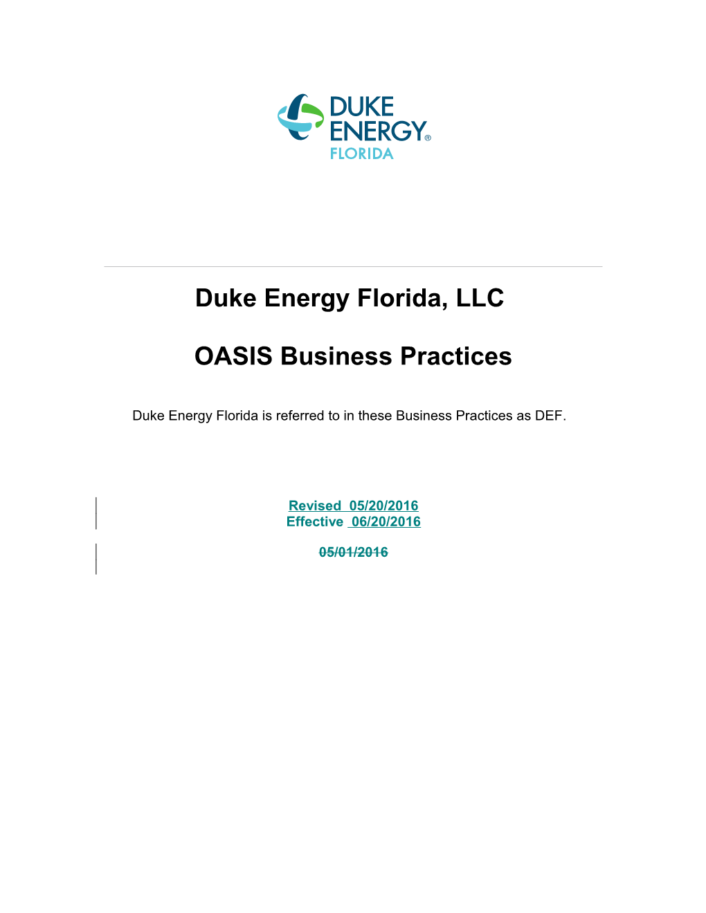 Duke Energy Florida, LLC