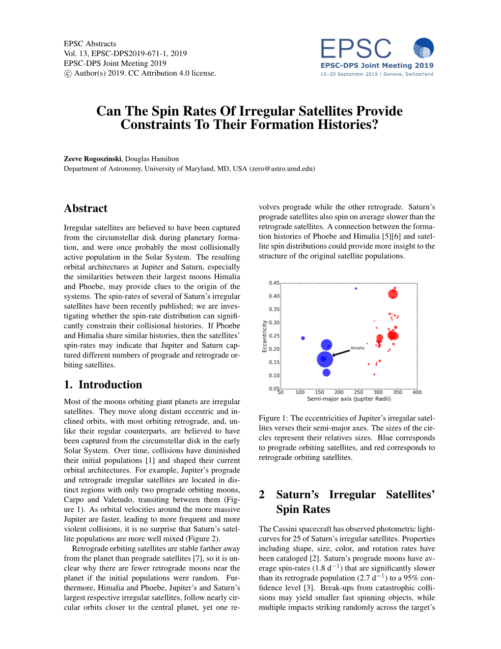 Can the Spin Rates of Irregular Satellites Provide Constraints to Their Formation Histories?