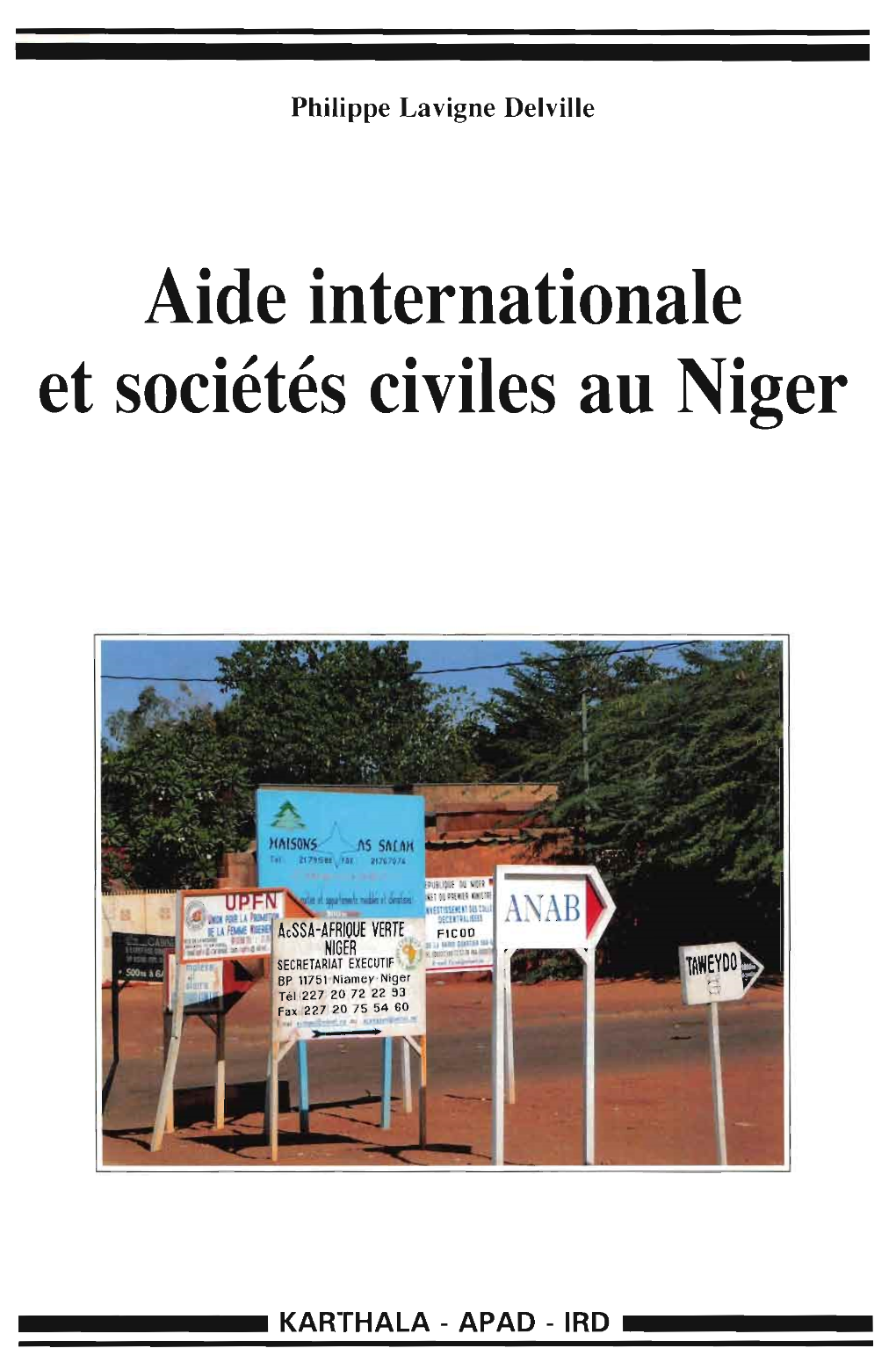 Aide Internationale Et Sociétés Civiles Au Niger