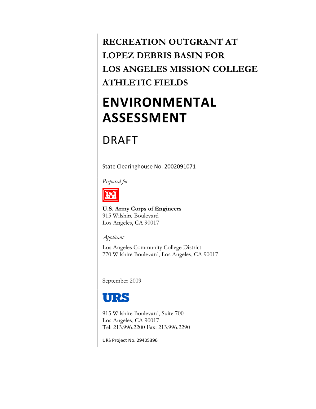 Environmental Assessment Draft