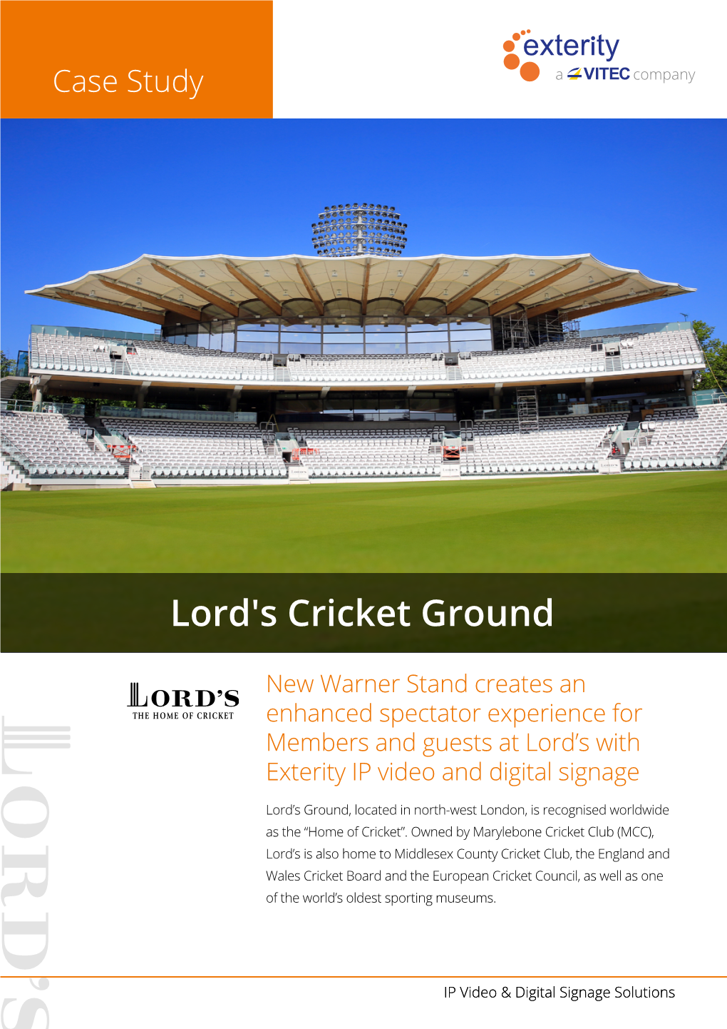 Lord's Cricket Ground