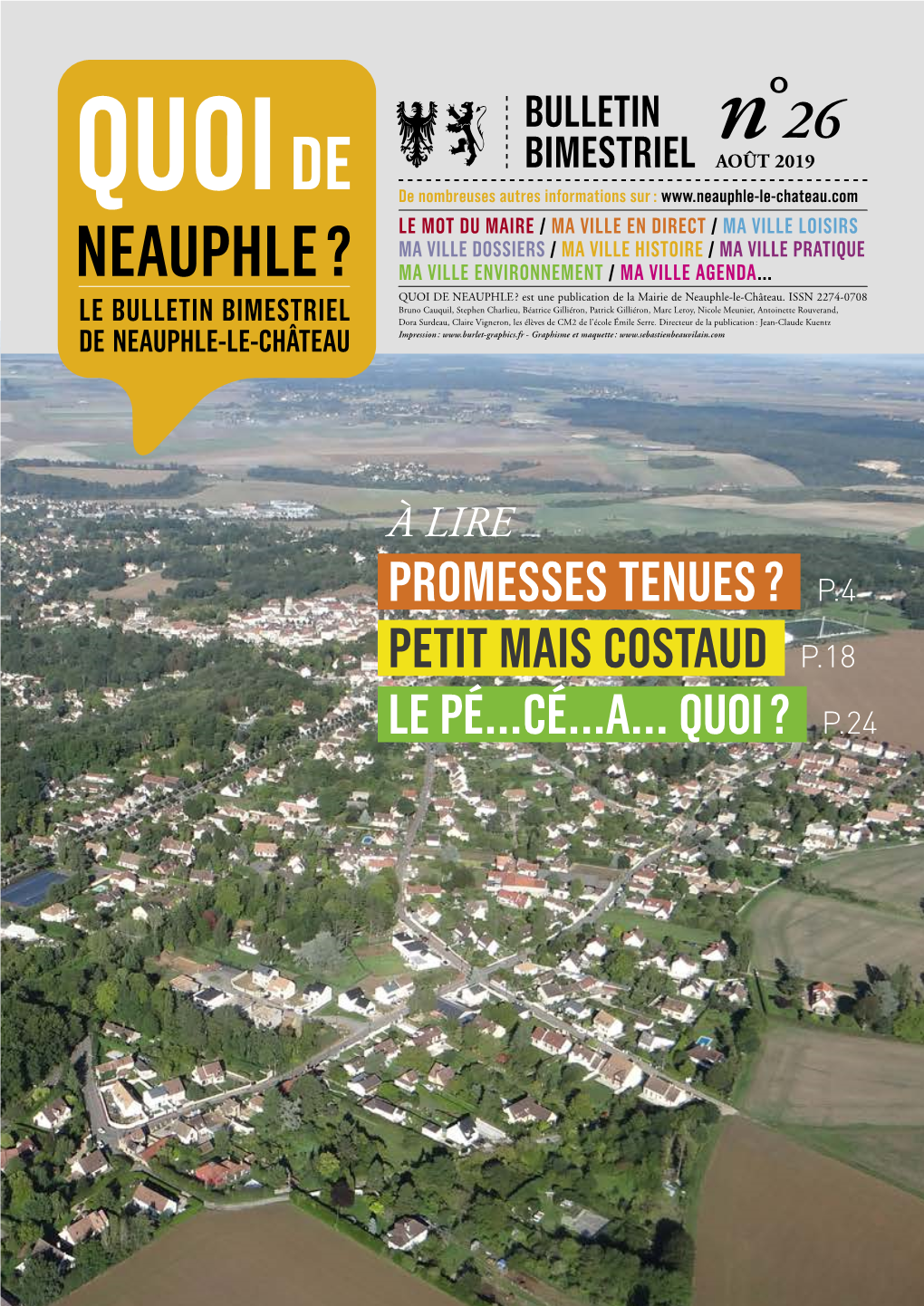 Promesses Tenues ? P.4 Petit Mais Costaud P.18 Le Pé…Cé…A… Quoi ? P.24 26