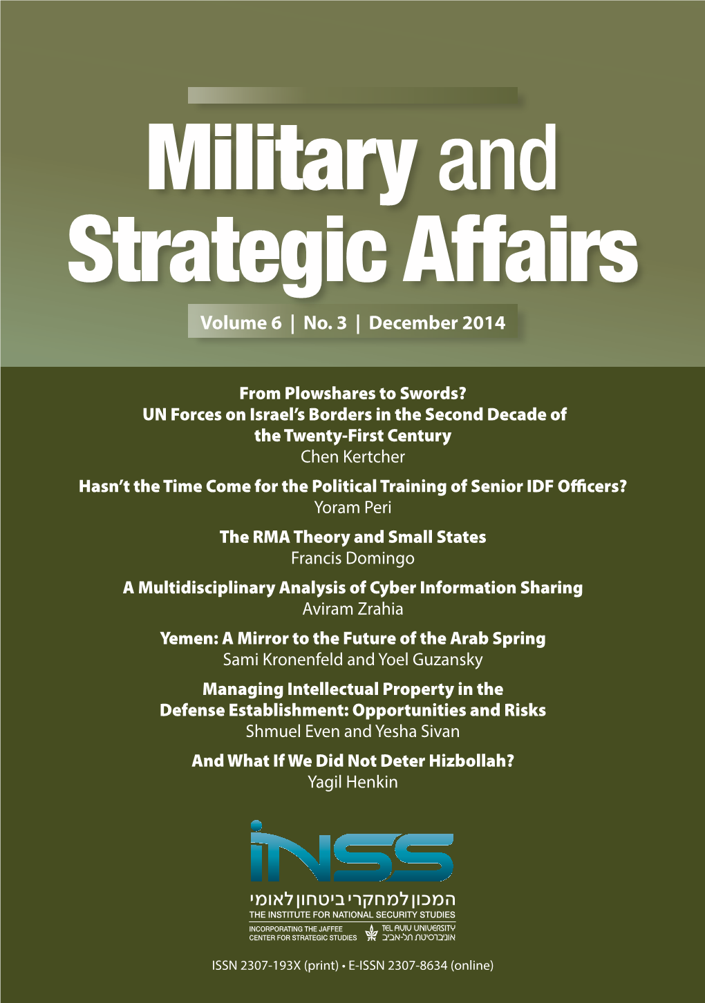 Military and Strategic Affairs