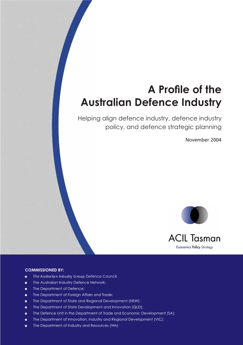 A Profile of the Australian Defence Industry
