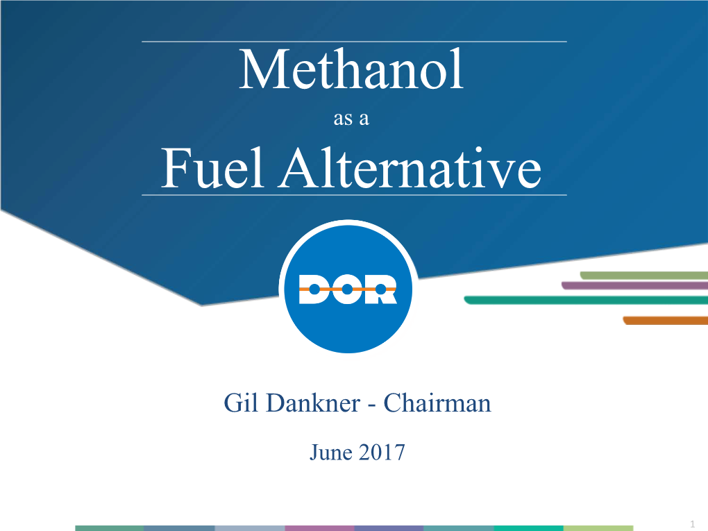 Methanol Fuel Alternative