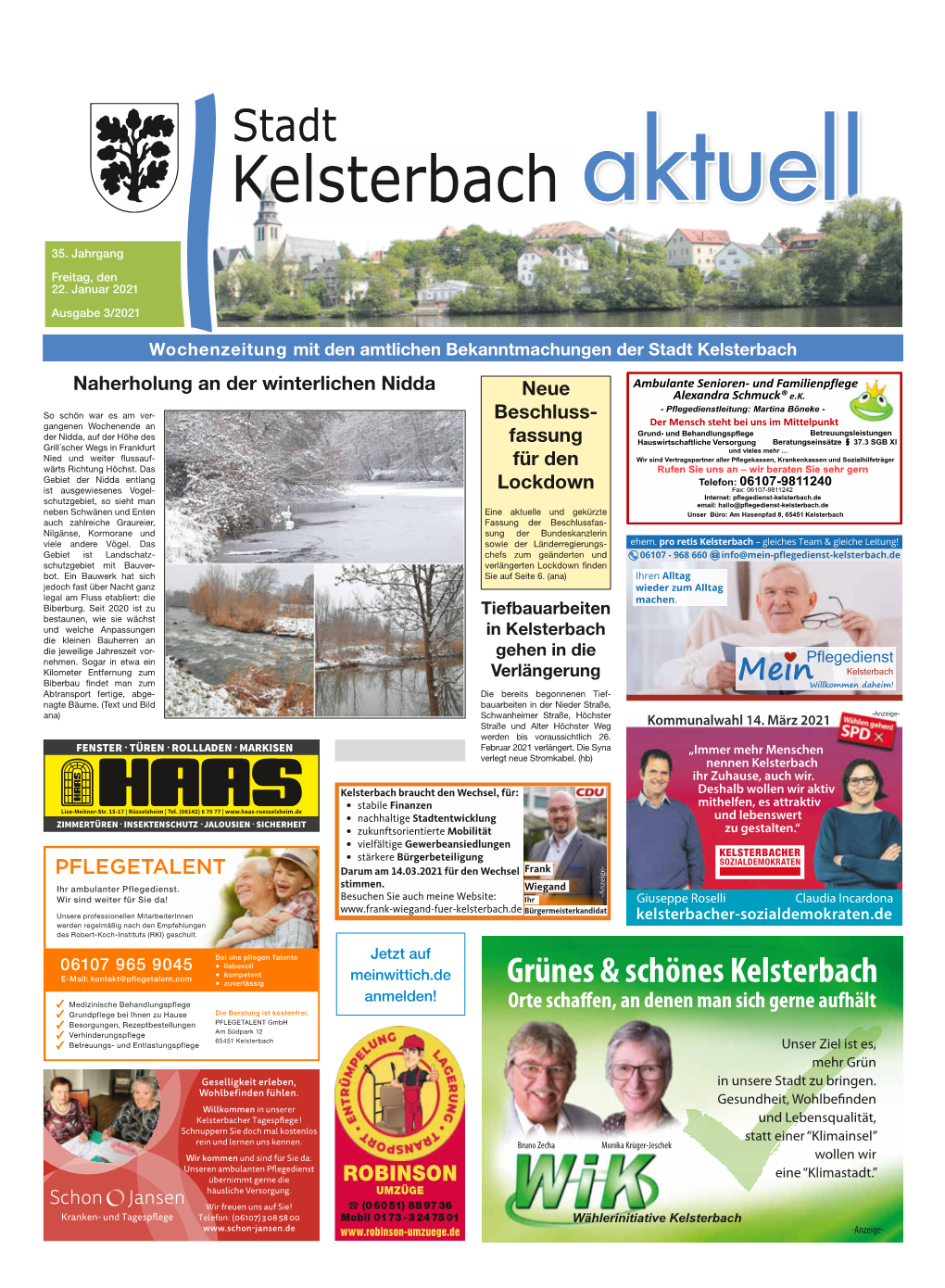 22. Januar 2021 Ausgabe 3/2021