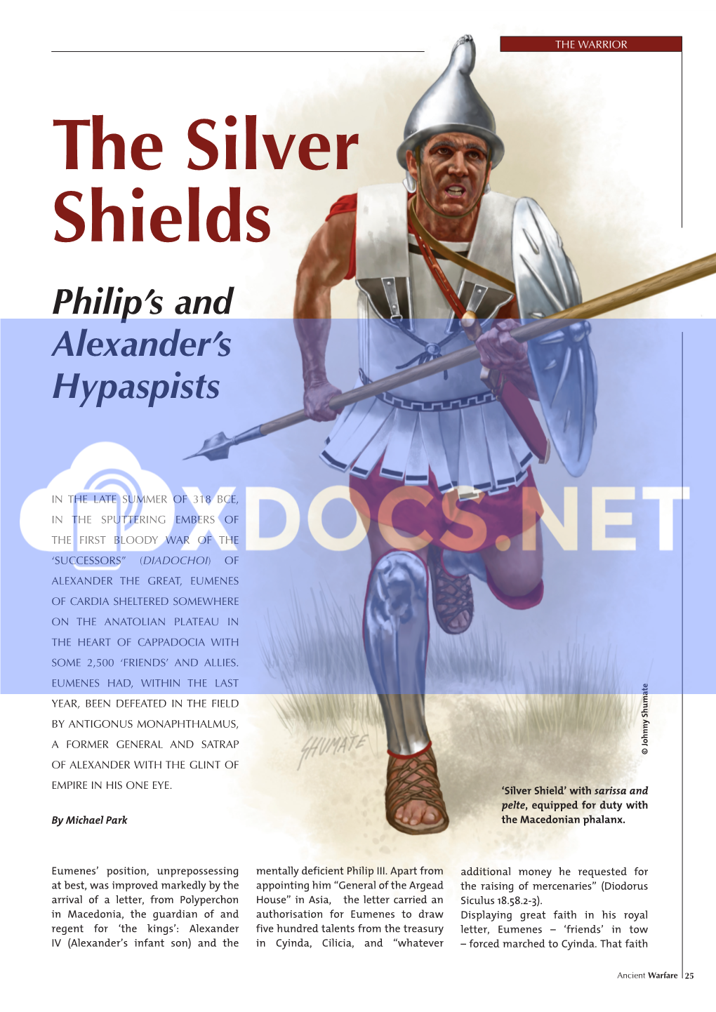 The Silver Shields: Philip's and Alexander's Hypaspists. | Michael