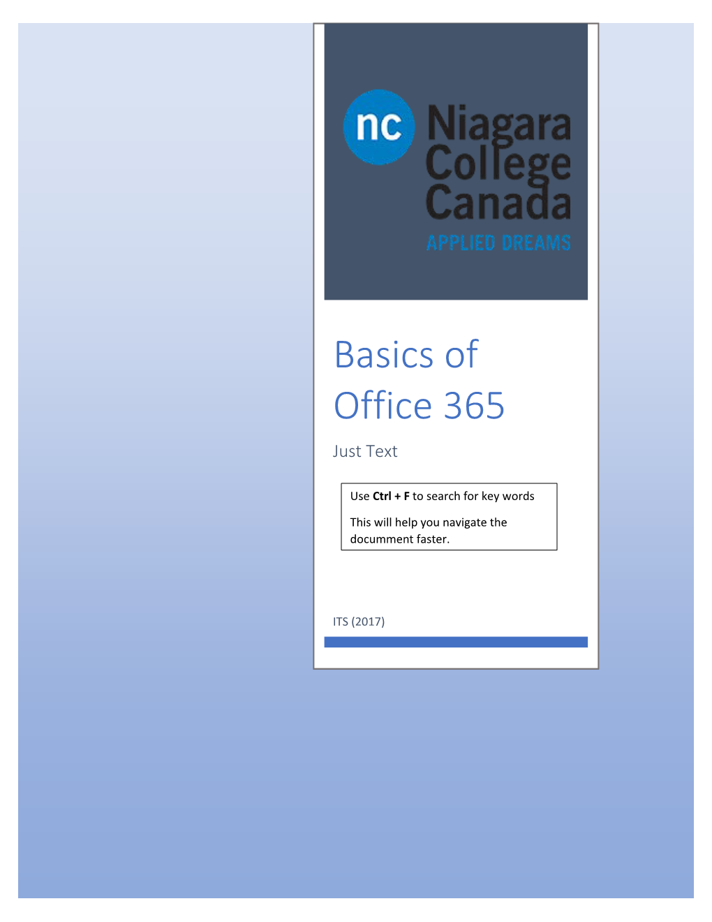 Basics of Office 365