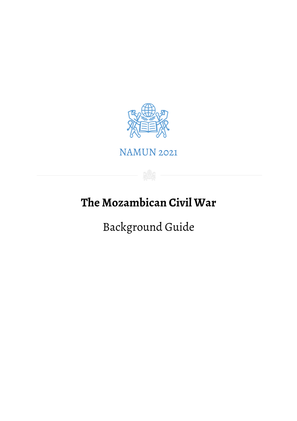 The Mozambican Civil War Background Guide