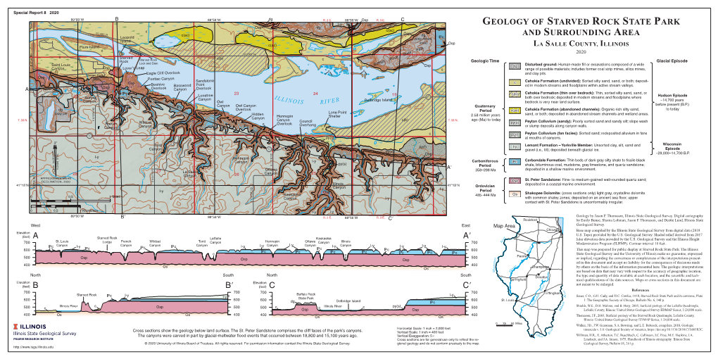 Geology of Starved Rock State Park and Surrounding Area A!