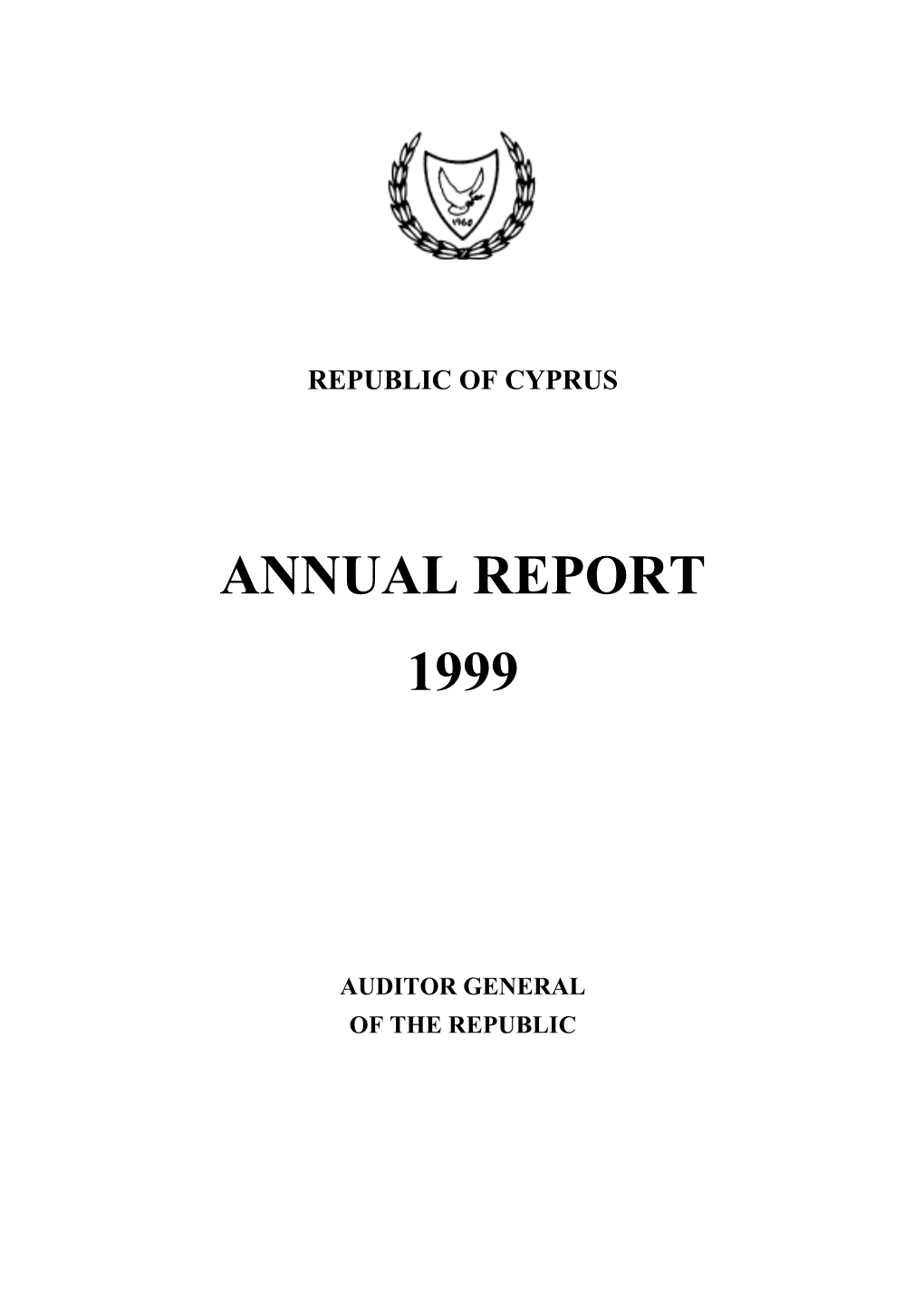 Annual Report 1999