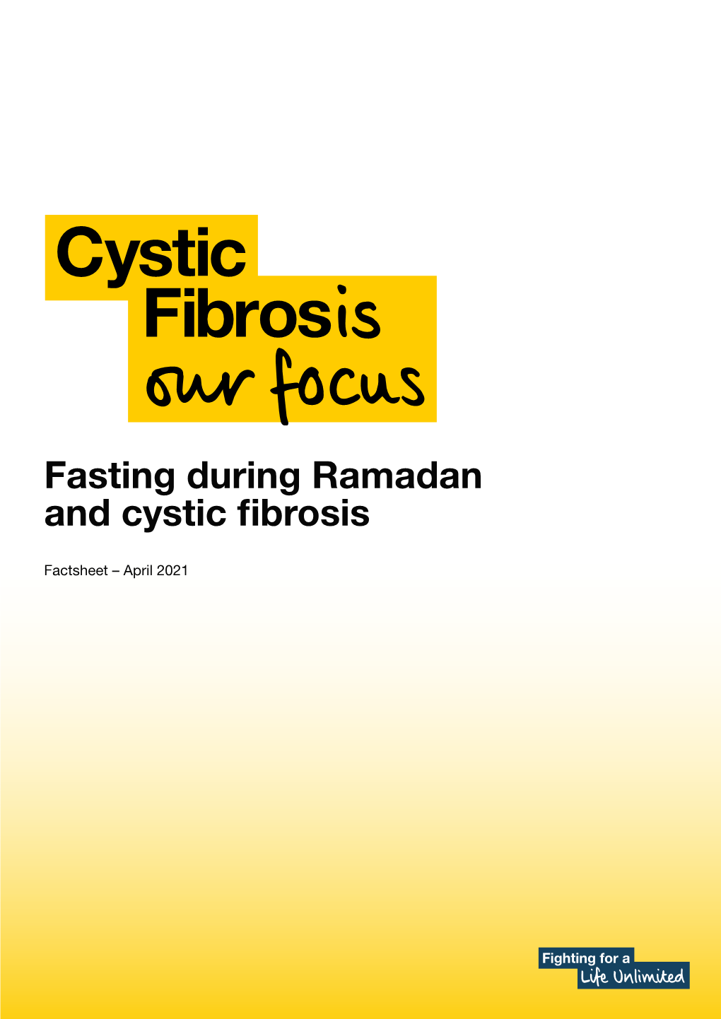 Fasting During Ramadan and Cystic Fibrosis