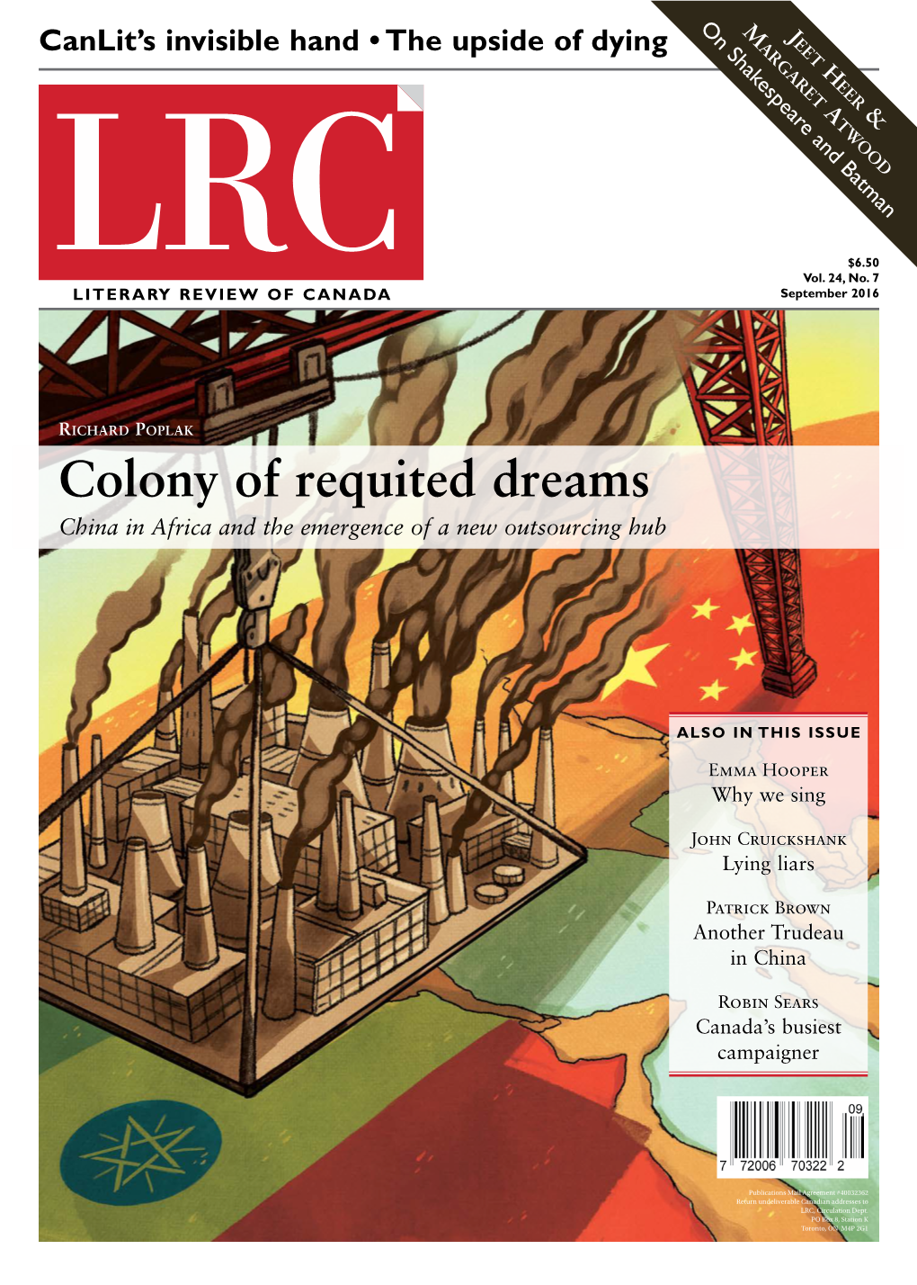 Colony of Requited Dreams China in Africa and the Emergence of a New Outsourcing Hub