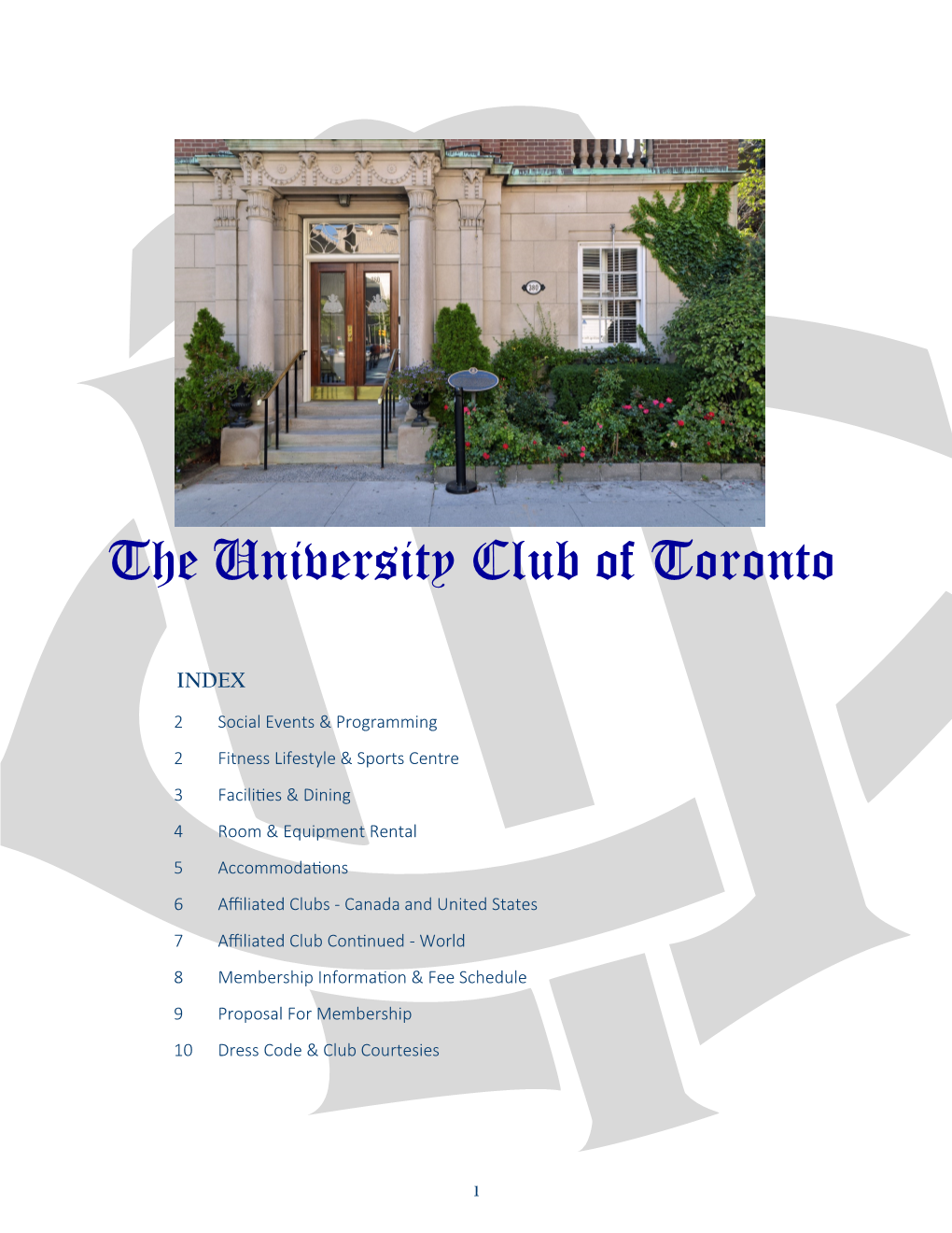 The University Club of Toronto