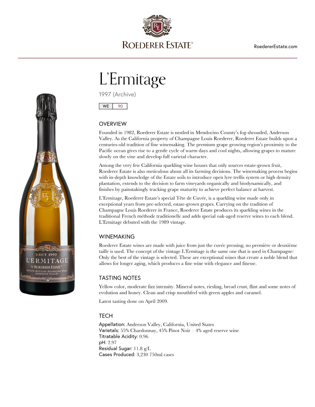 L'ermitage 1997