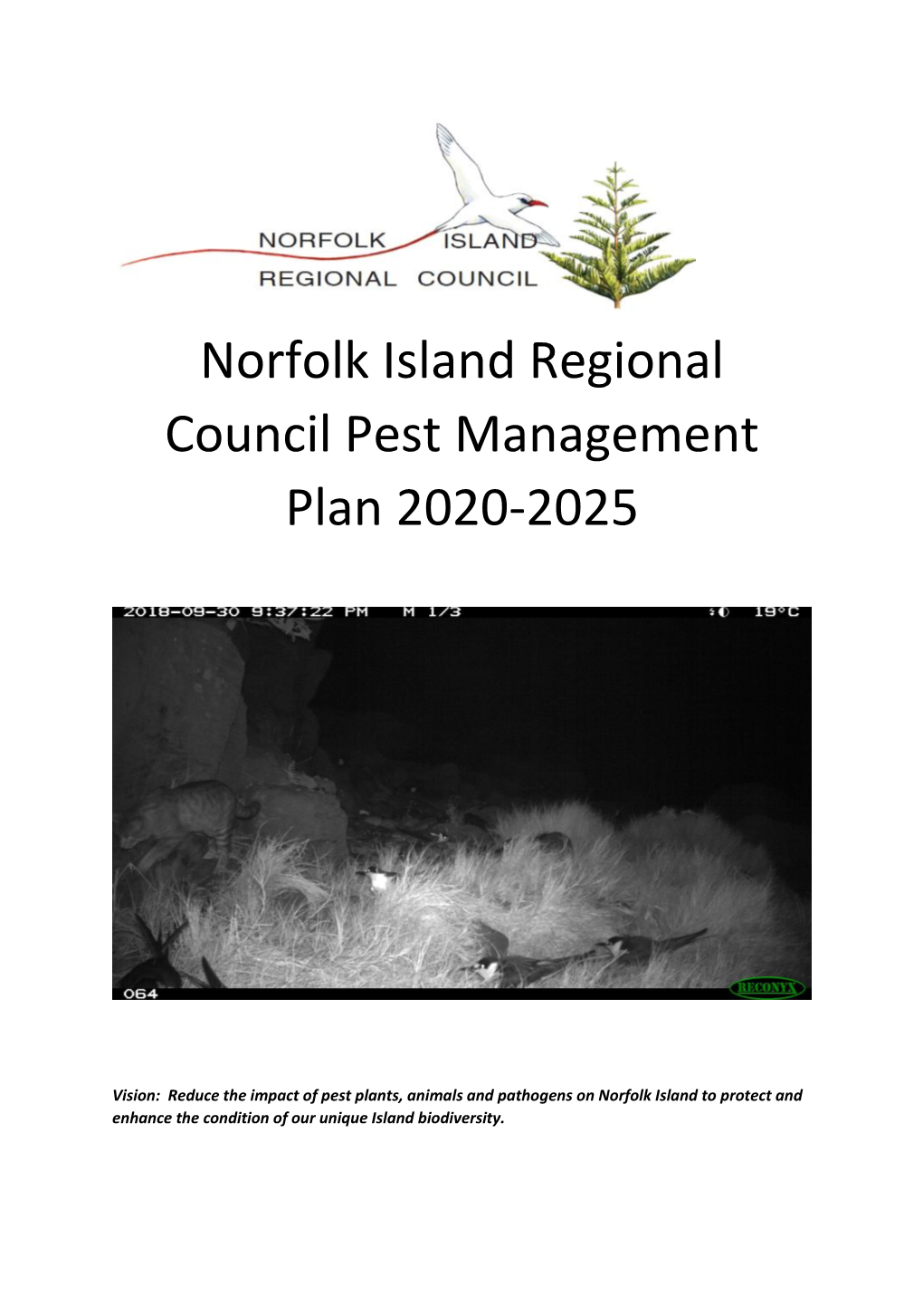 Norfolk Island Regional Council Pest Management Plan 2020-2025