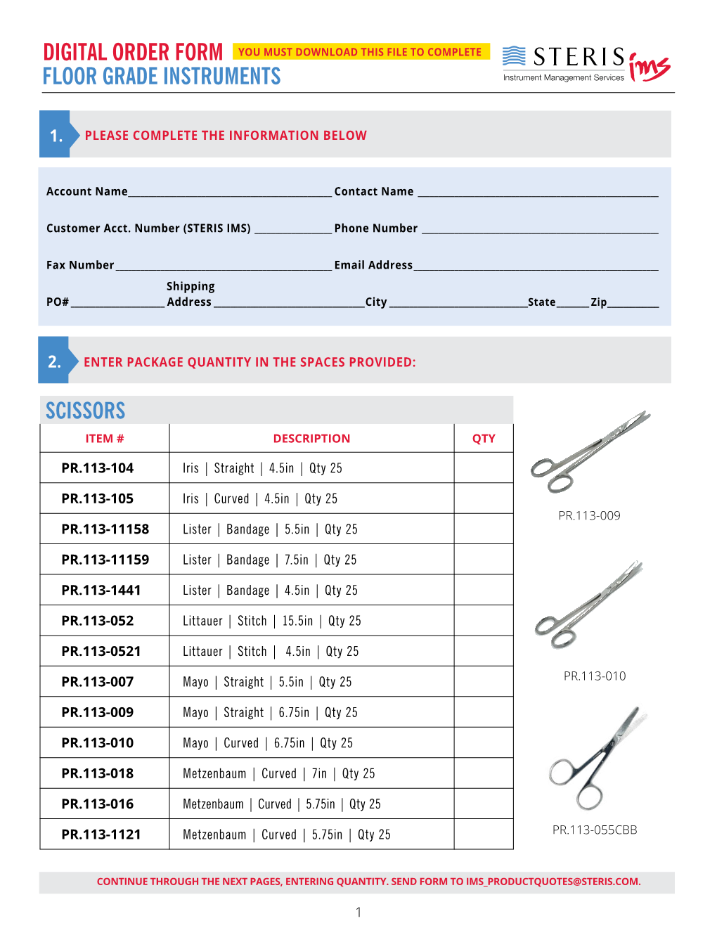 Floor Grade Instruments