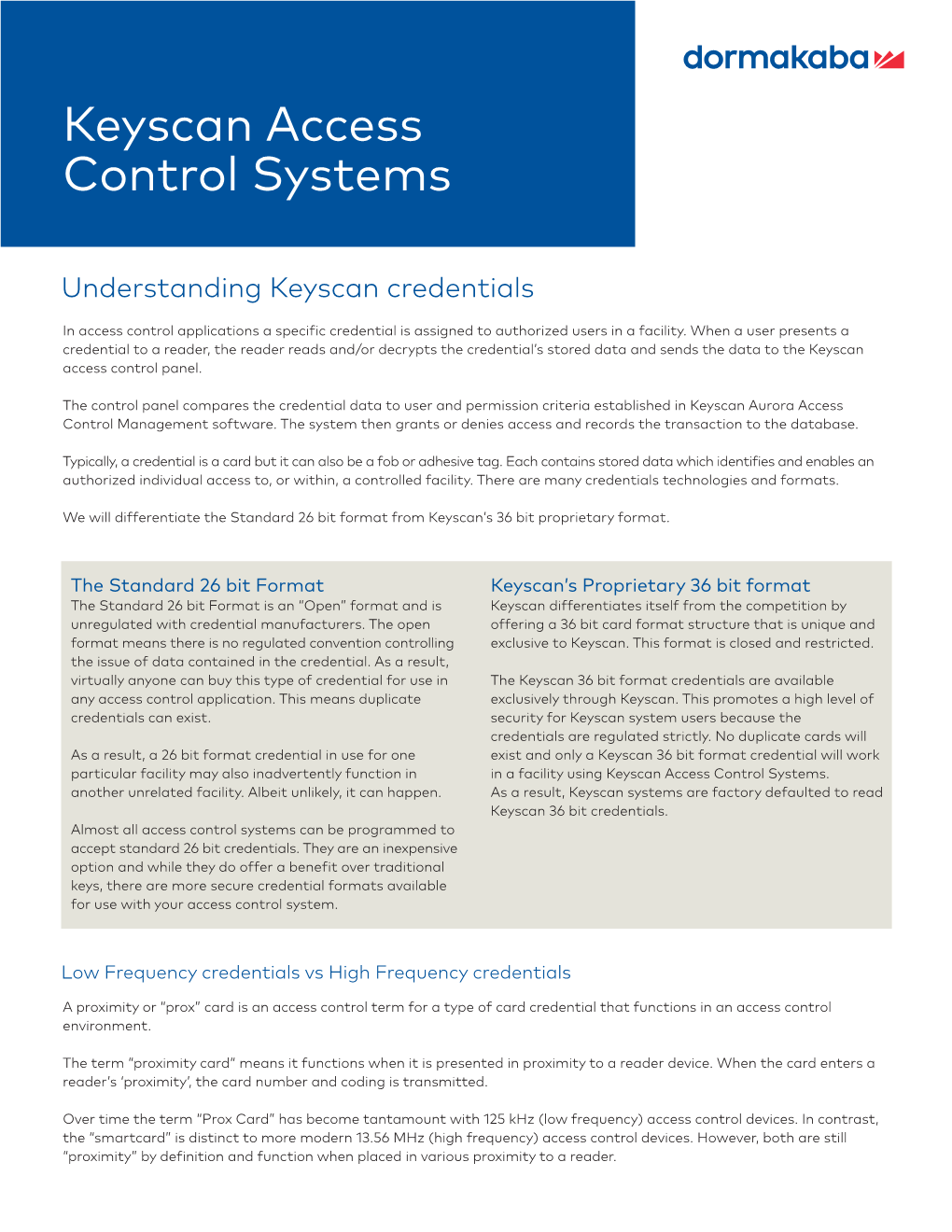 Keyscan Access Control Systems