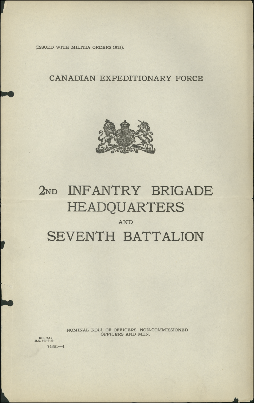 Canadian Expeditionary Force