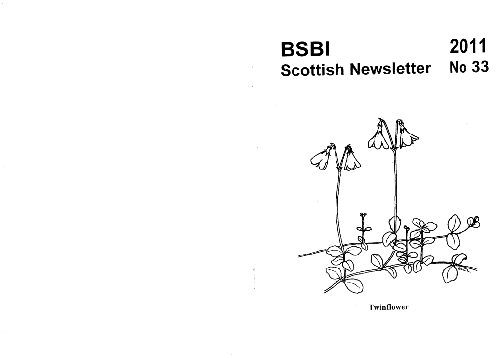 BSBI 2011 Scottish Newsletter No 33
