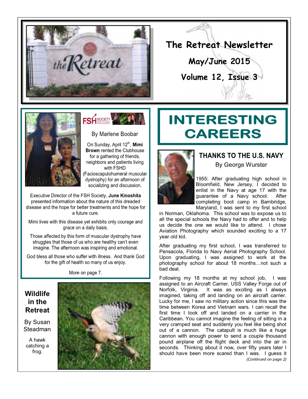 May/June 2015 Newsletter