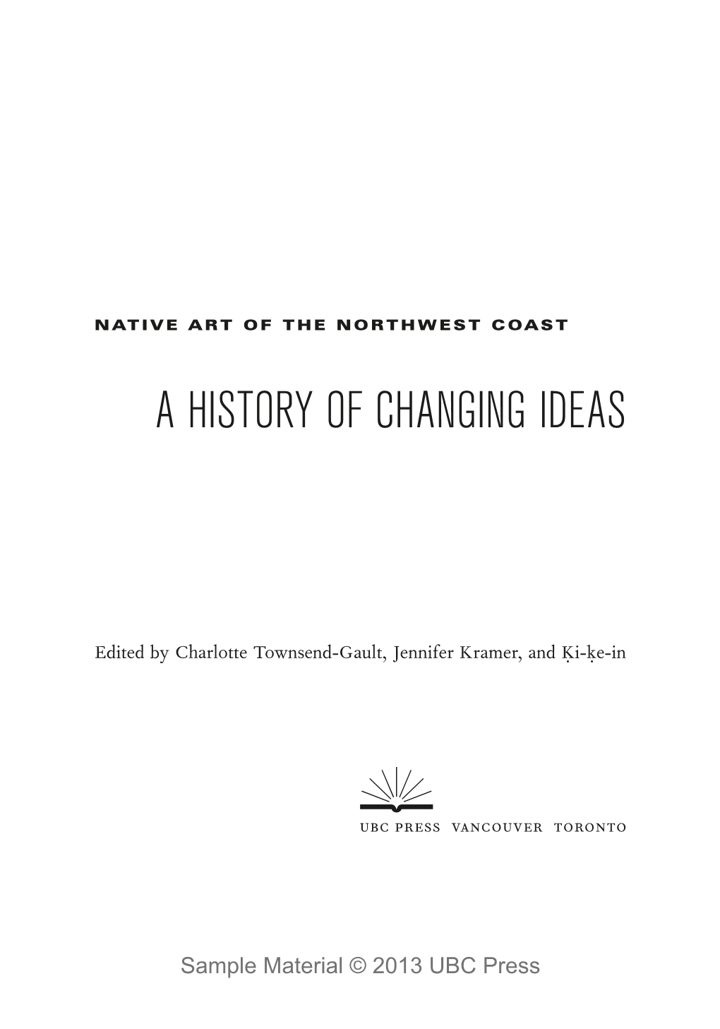 A History of Changing Ideas