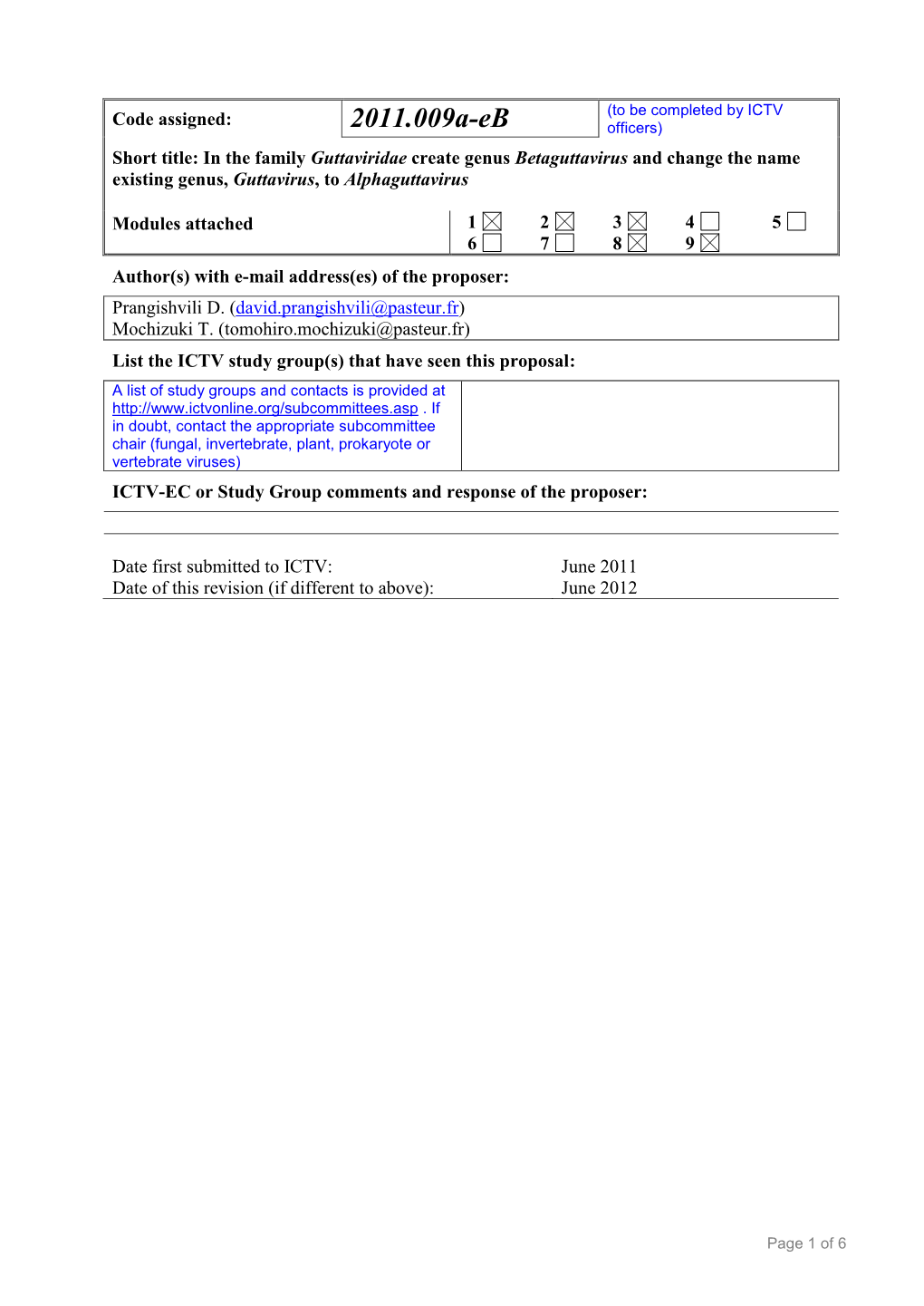 Complete Sections As Applicable