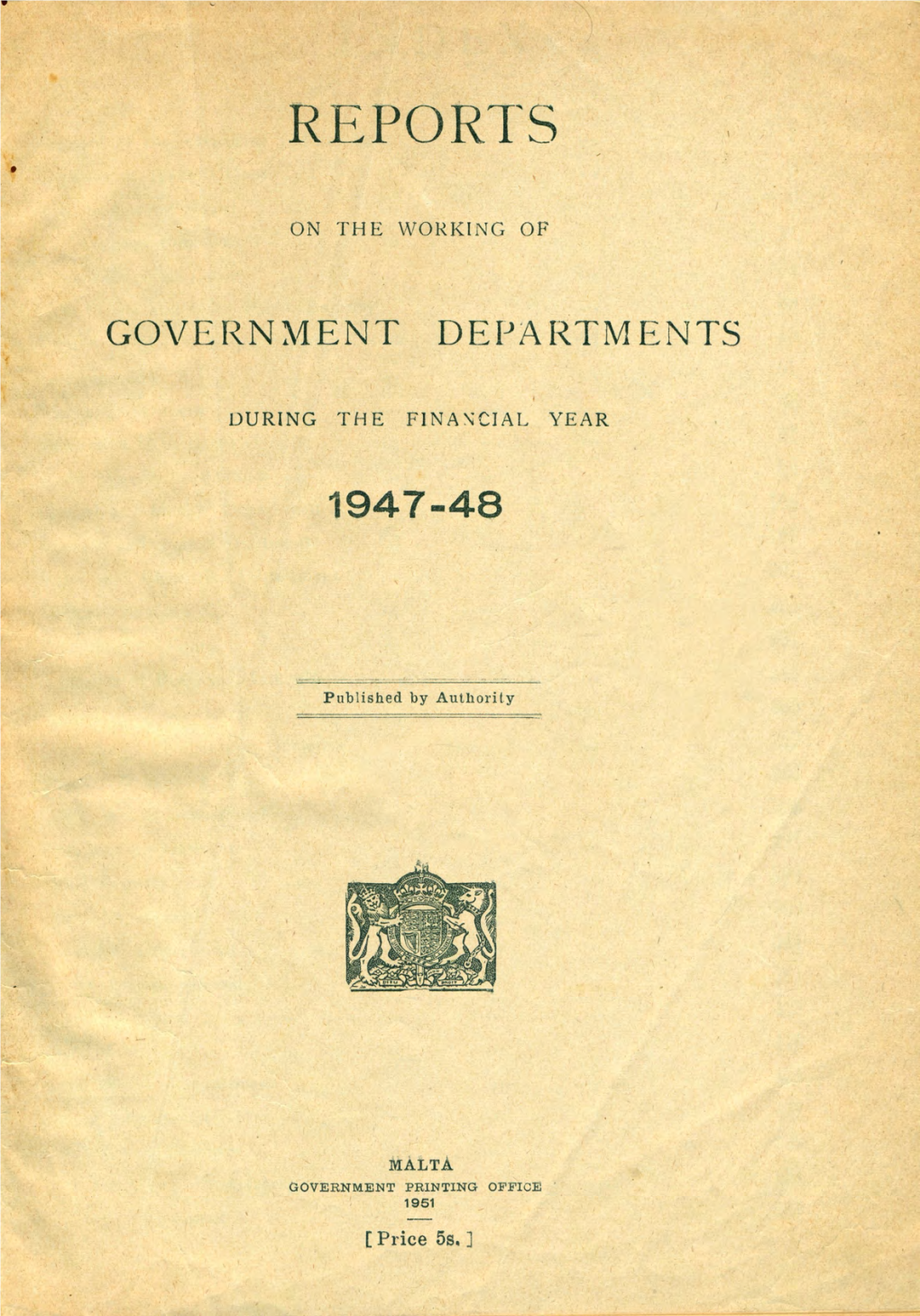 Government Departments