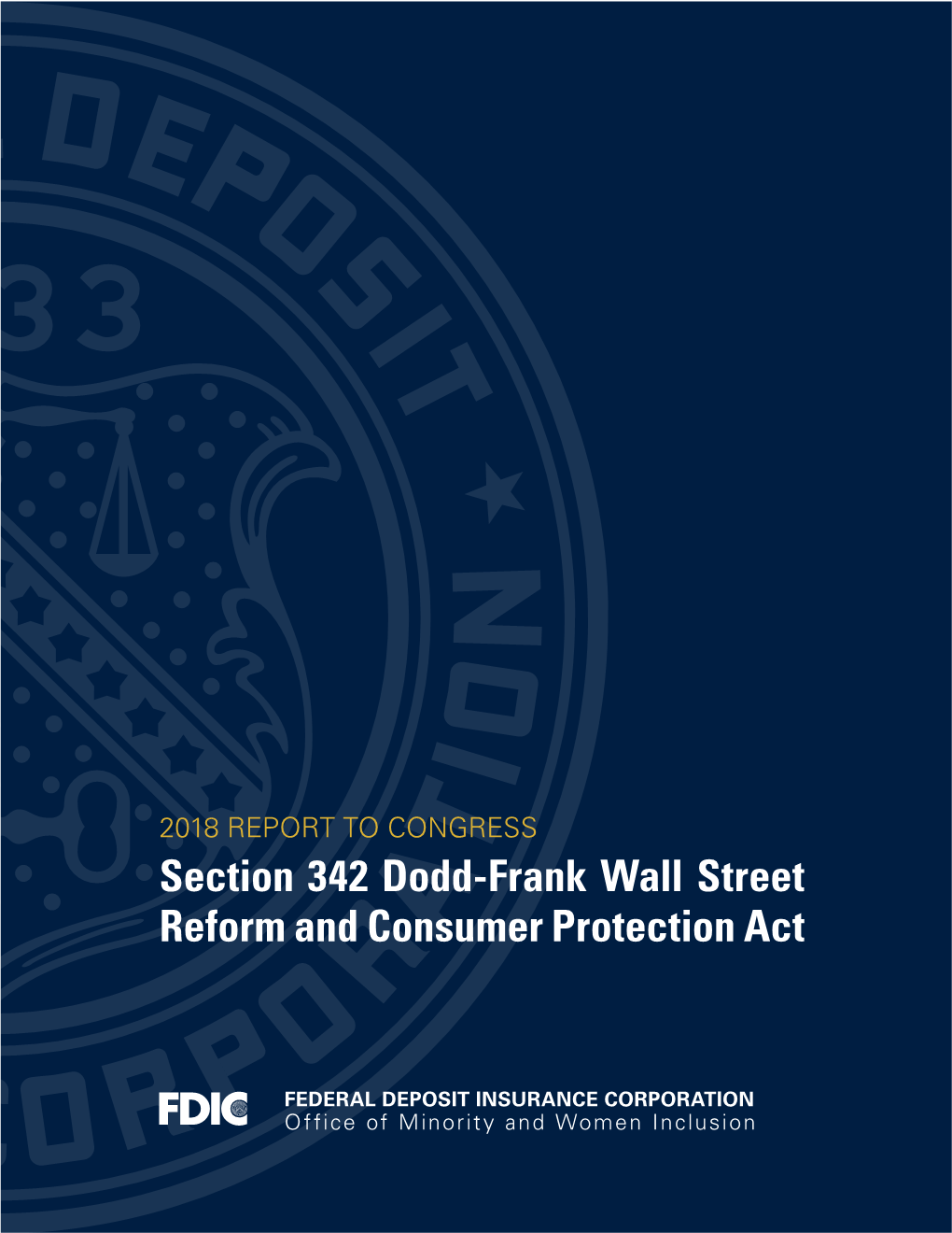 Section 342 Dodd-Frank Wall Street Reform and Consumer Protection Act