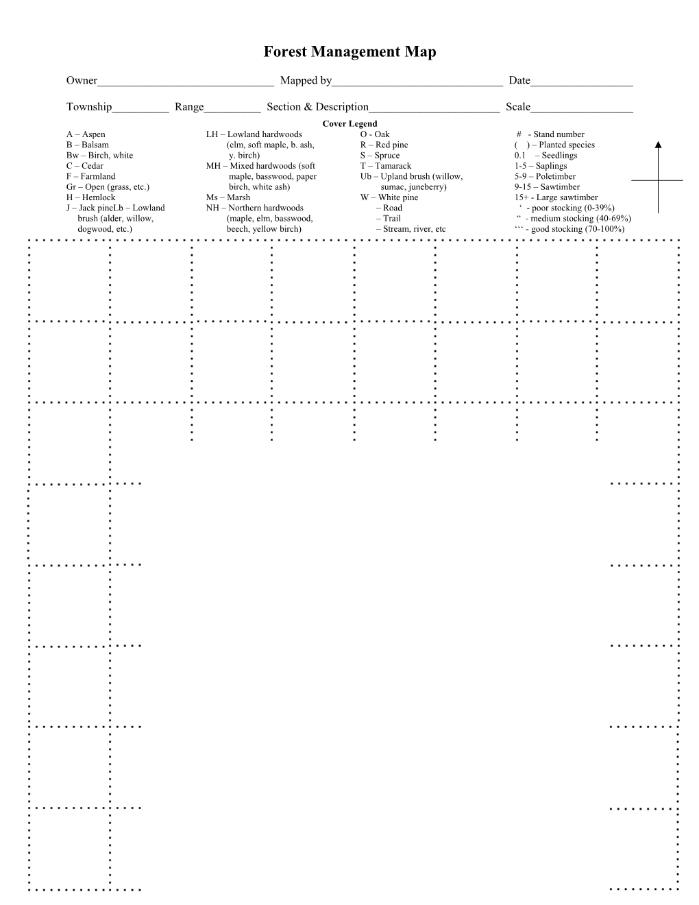 Forest Management Map