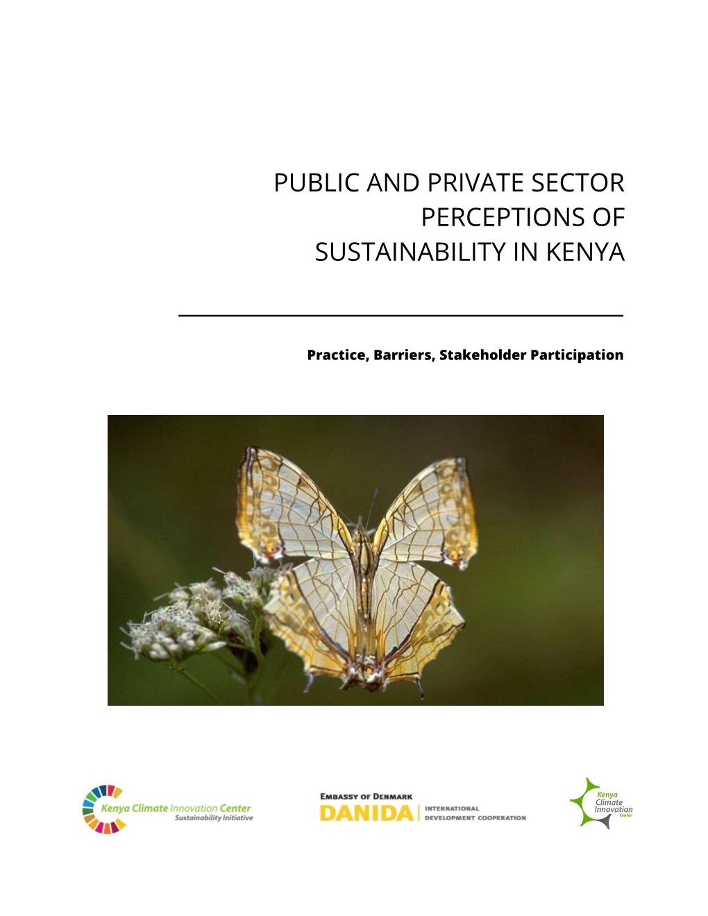 Public and Private Sector Perceptions of Corporate Sustainability and Climate Change