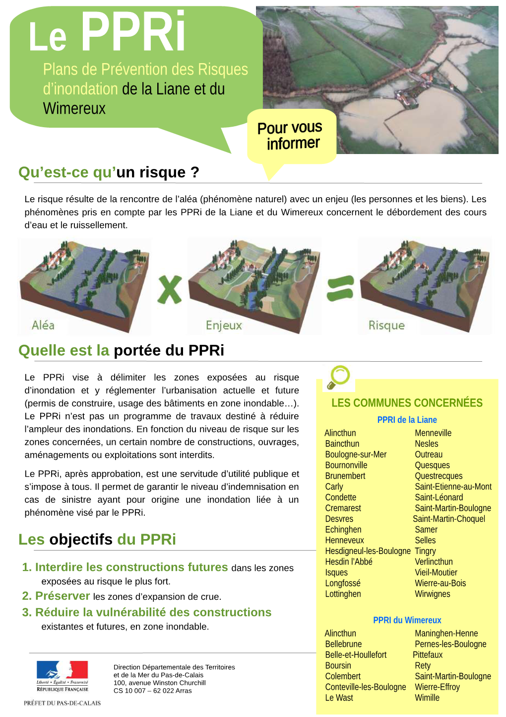 Le Ppri Plans De Prévention Des Risques D’Inondation De La Liane Et Du Wimereux