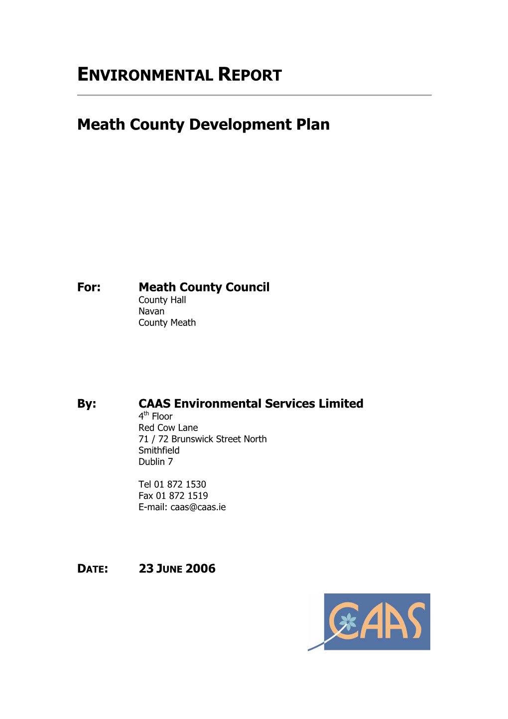 Meath County Development Plan